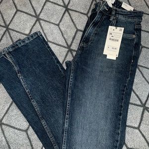 Zara Split Slim Jeans